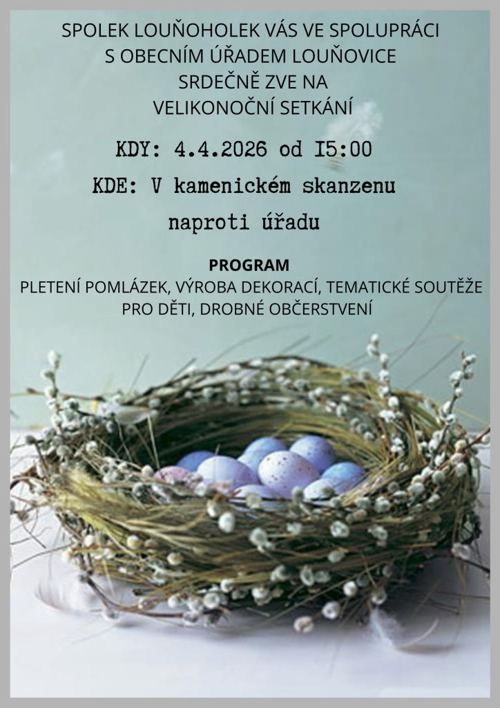 VELIKONOČNÍ SETKÁNÍ 2026