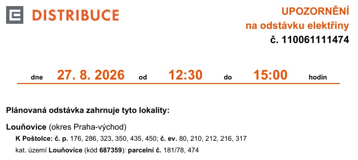 Odstávka